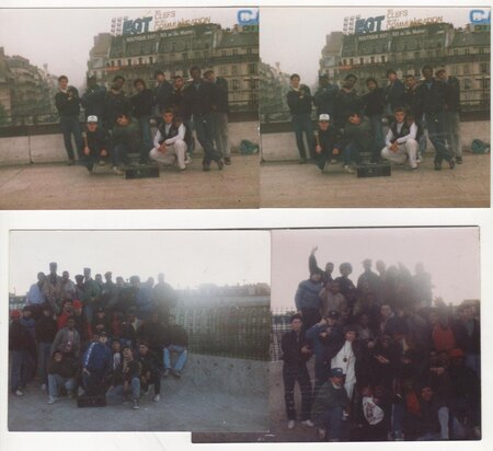 T.C.F CREW &agrave; Montparnasse  et au HALLES 1986