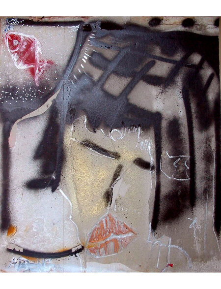 Poisson rouge date 2001 60x51